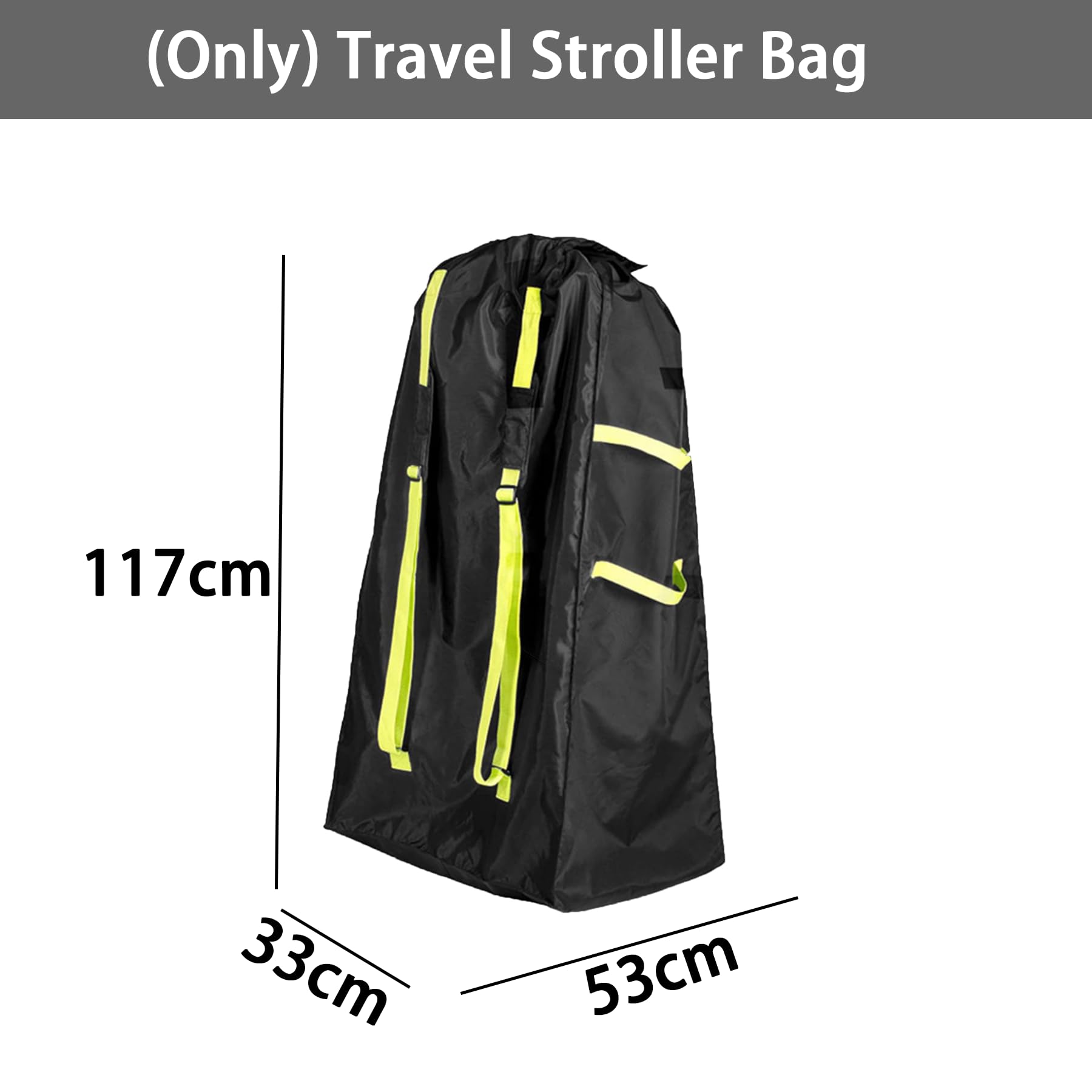 Travel Stroller Bag, Buggy Bag, Extra Large Airplane Pushchair - Image 2