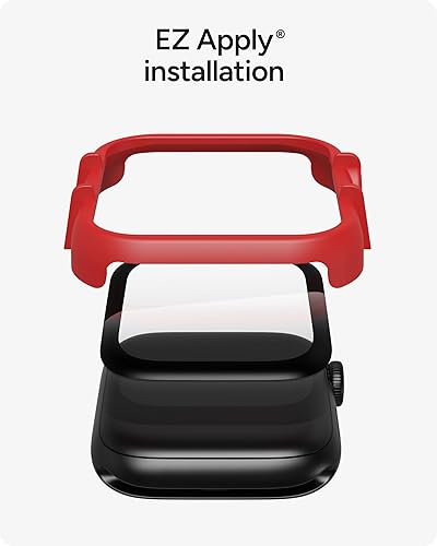 Miniatura 7 de ZAGG Invisbleshield Glass Fusion+ - Cristal híbrido de ingeniería - Protector de pantalla - Hecho para Apple Watch SE 3/6/SE (2020)/ 5/4 (1.575 in)