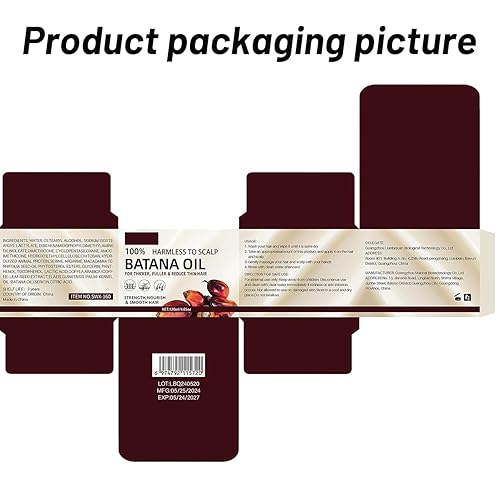 Miniatura 9 de Aceite de batana para el crecimiento del cabello, aceite de Botana de Honduras, 100 % puro pasta de batana máscara para el cabello orgánico crudo,