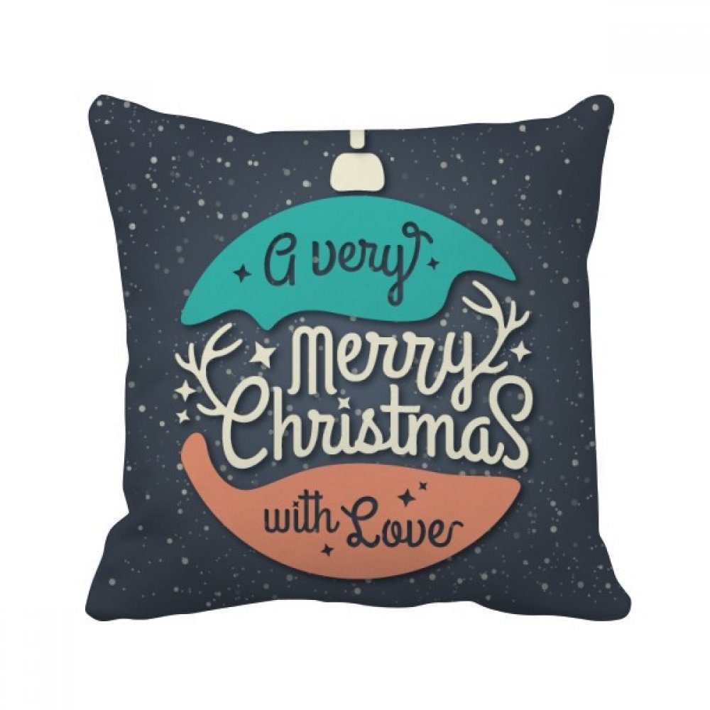 Coussin carré Thanksgiving 40x40 cm avec insert motif guirlande