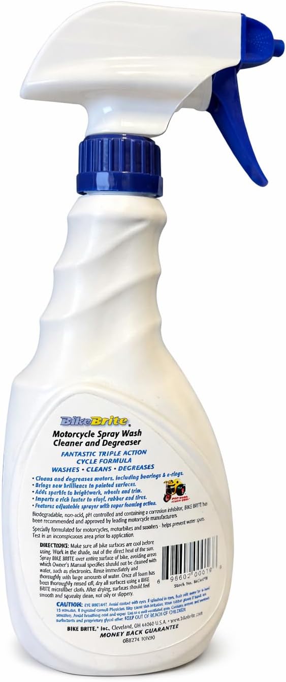 Bike Brite MC44TR Motorcycle Spray Wash - Blue (16.9 fl. oz.)