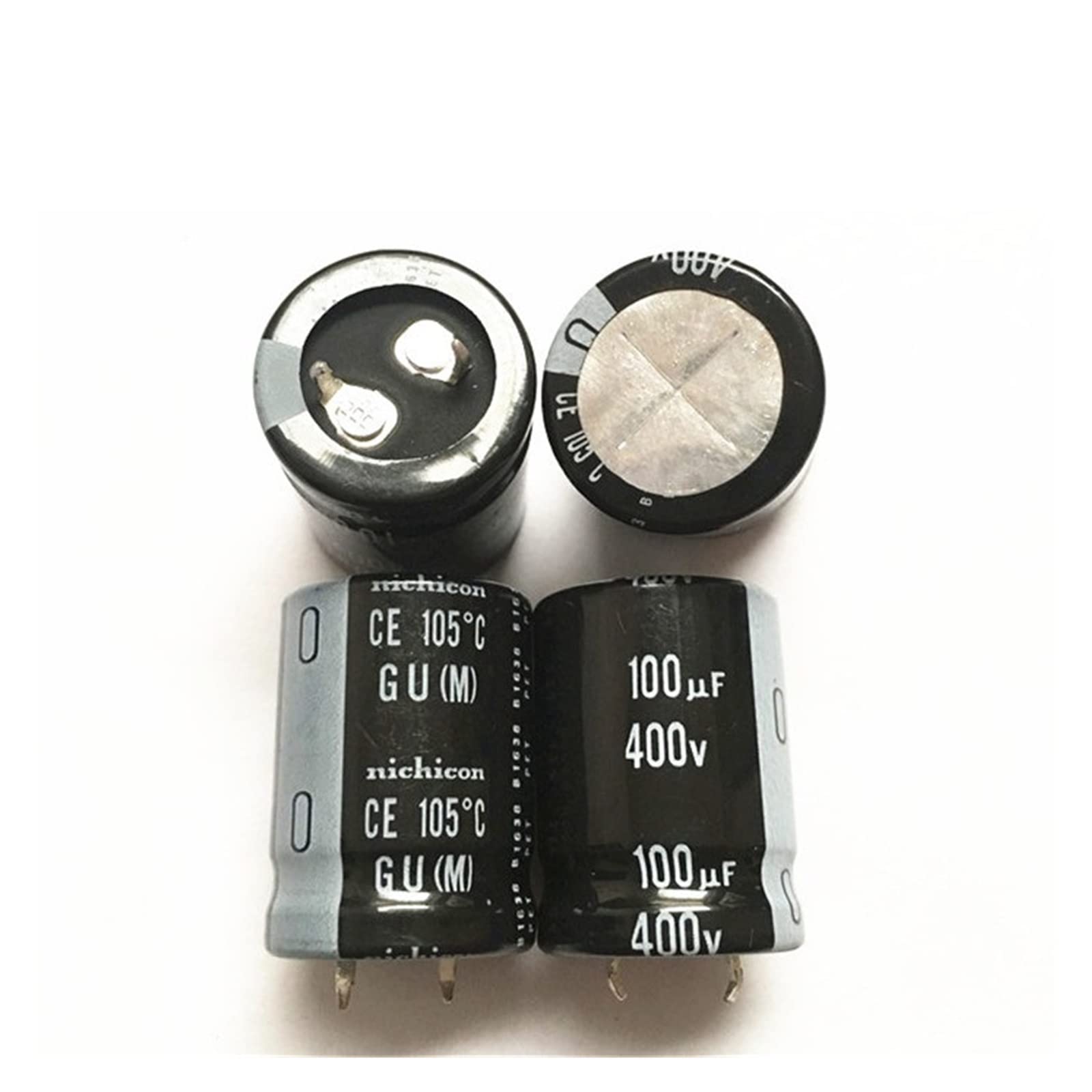 Condensateur 400v 100uf psu enfichable 22x30mm pour carte électronique et onduleur domestique