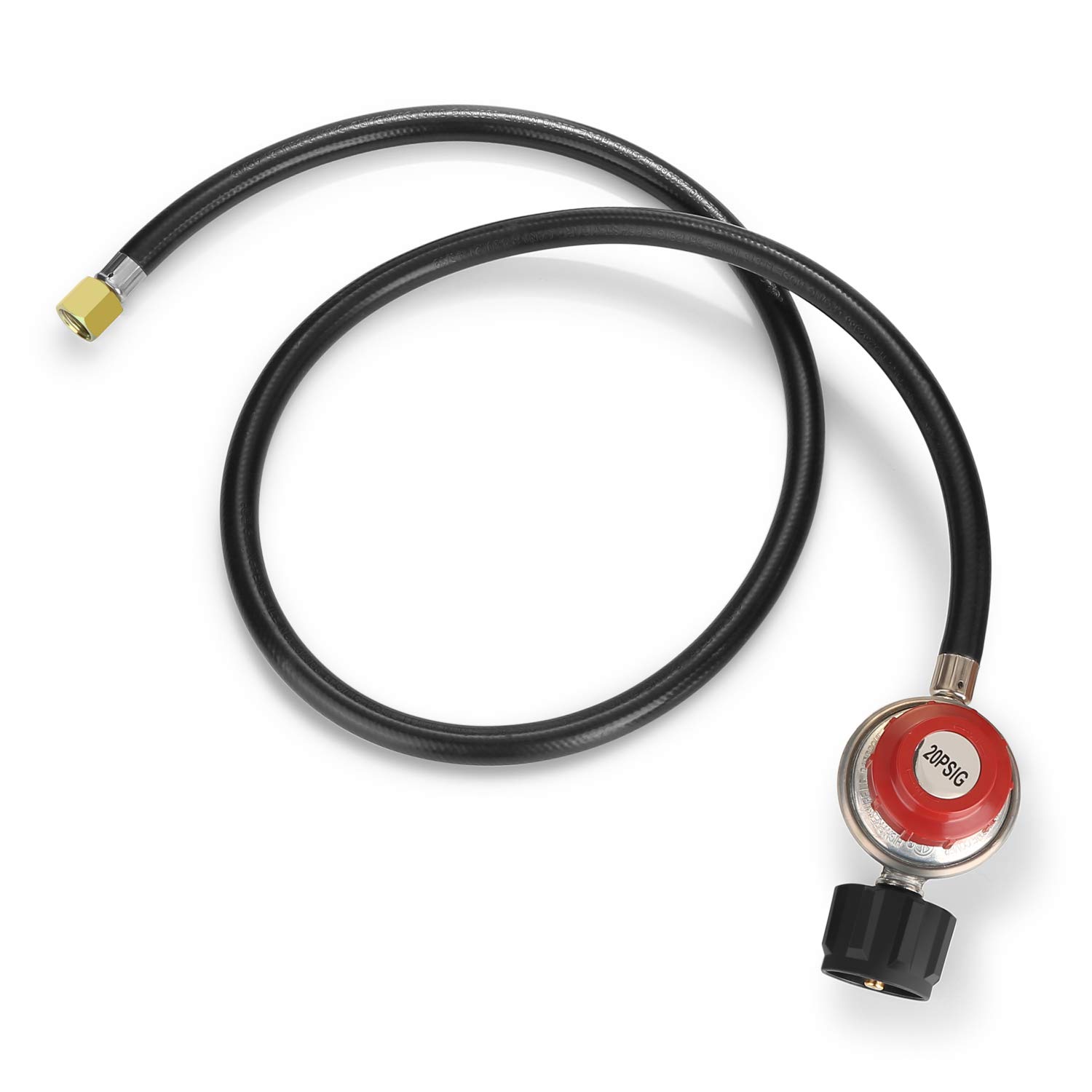 WADEO High Pressure CastIron Round Burner Head, Propane Burner Head