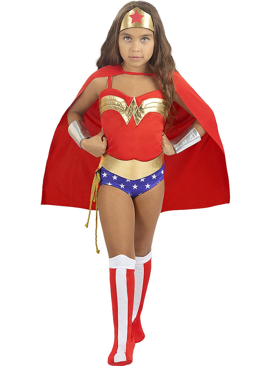Disfraz Niña 12 Años Disfraz Wonder Woman 1984 Para Niña 5-6 Años | Traje  Mujer Maravilla Oficial DC | Incluye Vestido Y Accesorios Disfraz  Superheroes Niño, image size:889x1200