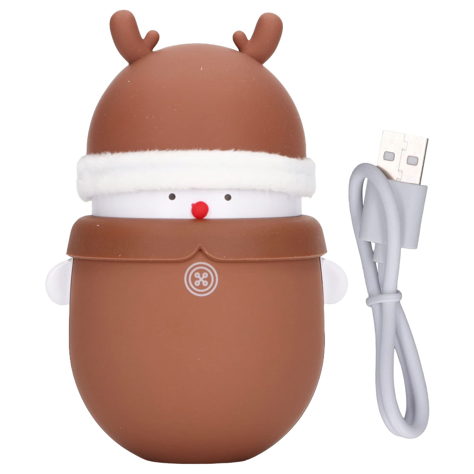 Cocoarm Scaldamani Ricaricabile, Power Bank Scaldamani Elettrico in ABS 6000mAh con 2 Impostazioni di Calore da 117 a 126F e da 131 a 140F, Indicatore LED per Viaggi Pendolari Invernali per Uso