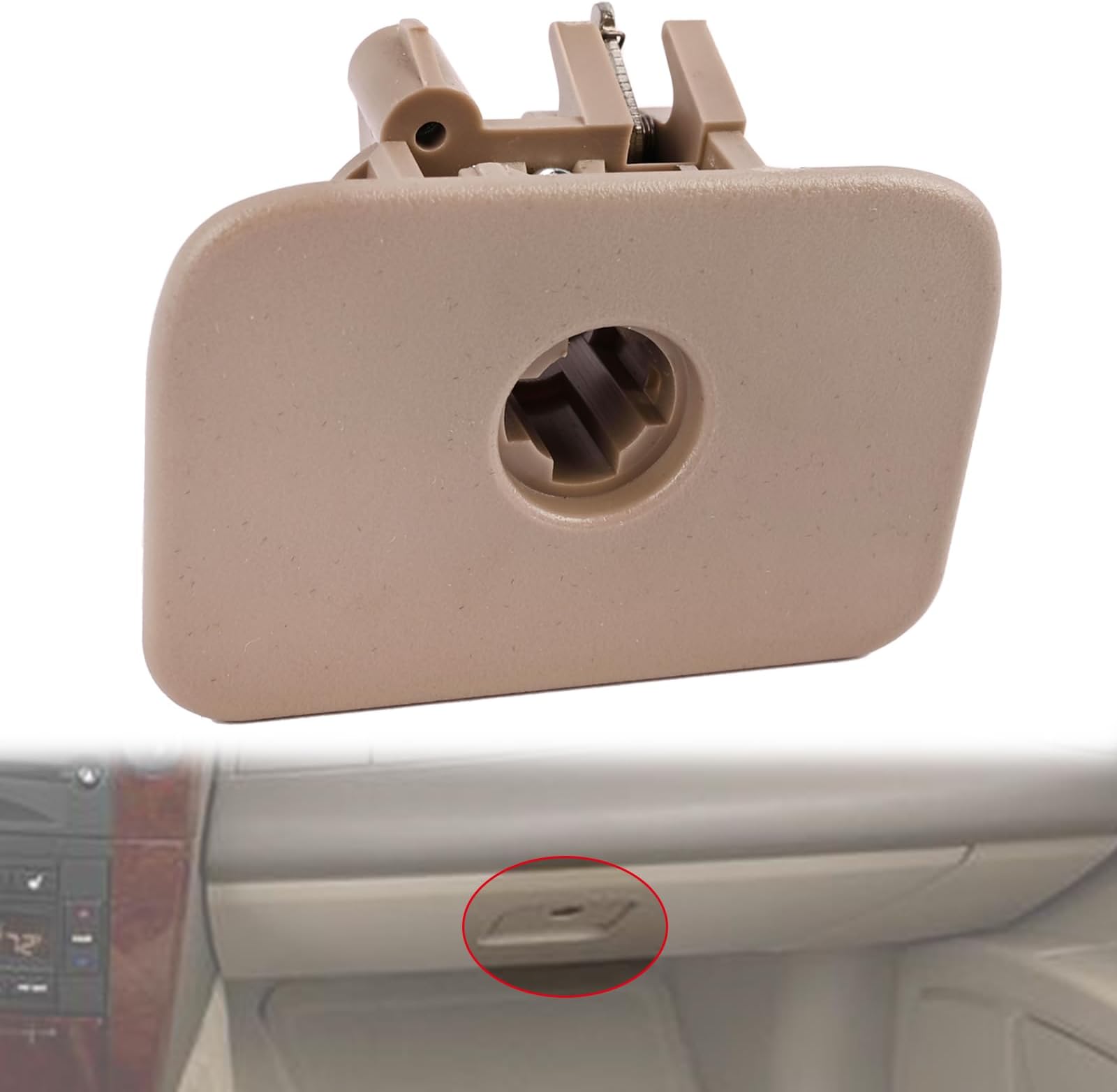 Glove Box Latch 20864472 Compatible with Cadillac CTS SRX STS XLR 2005 2006 2007 2008 2009 2010 2011 Center Box Latch Clip Handle Lock