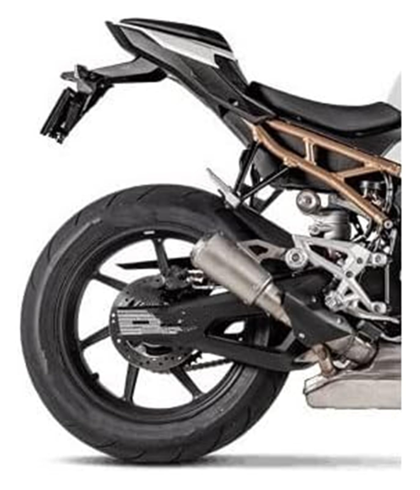 per BMW S1000RR 2019-2023 per S1000R 2021-2023 Moto Terminale di Scarico Slip-on da 60 Mm Senza Db Killer Silenziatore Scarico Tubo
