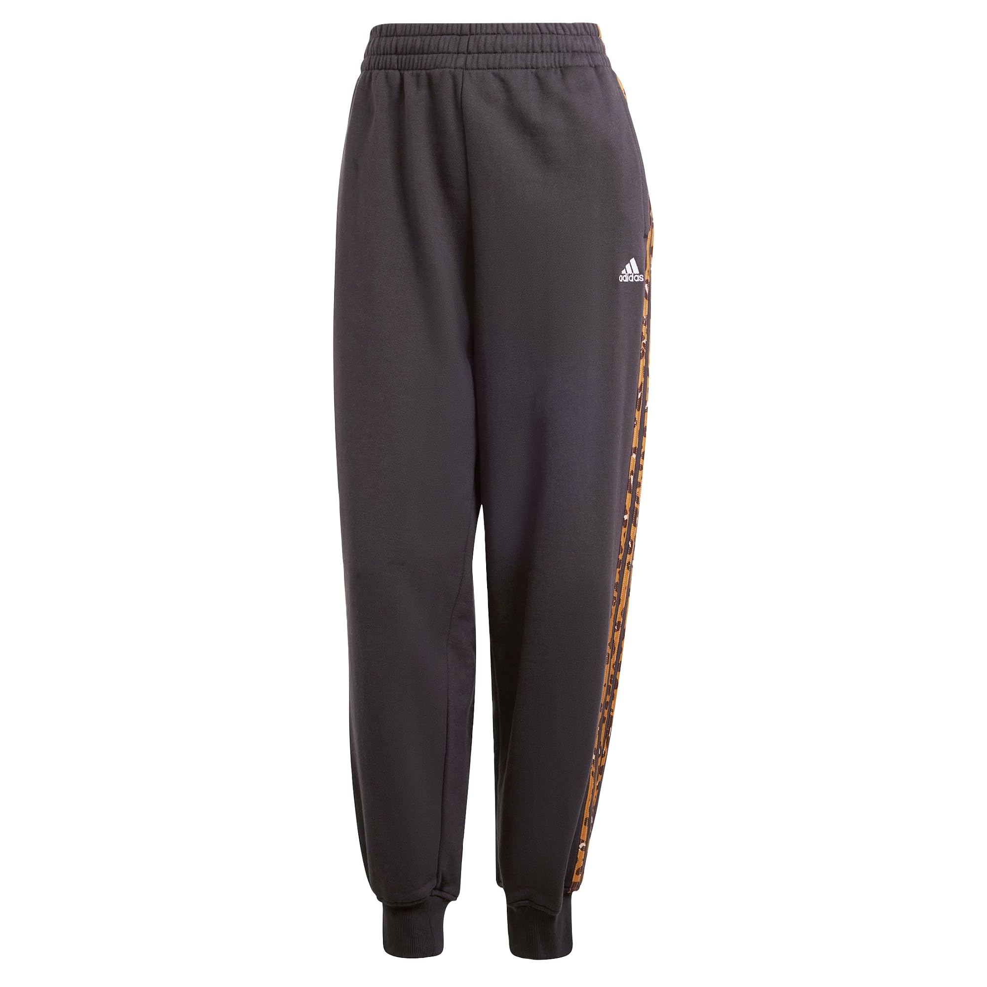 Adidas - Essentials 3-Stripes Animal-Print 7/8 Pants, Pantaloni Donna