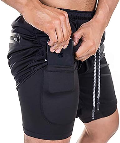 tight shorts with pockets