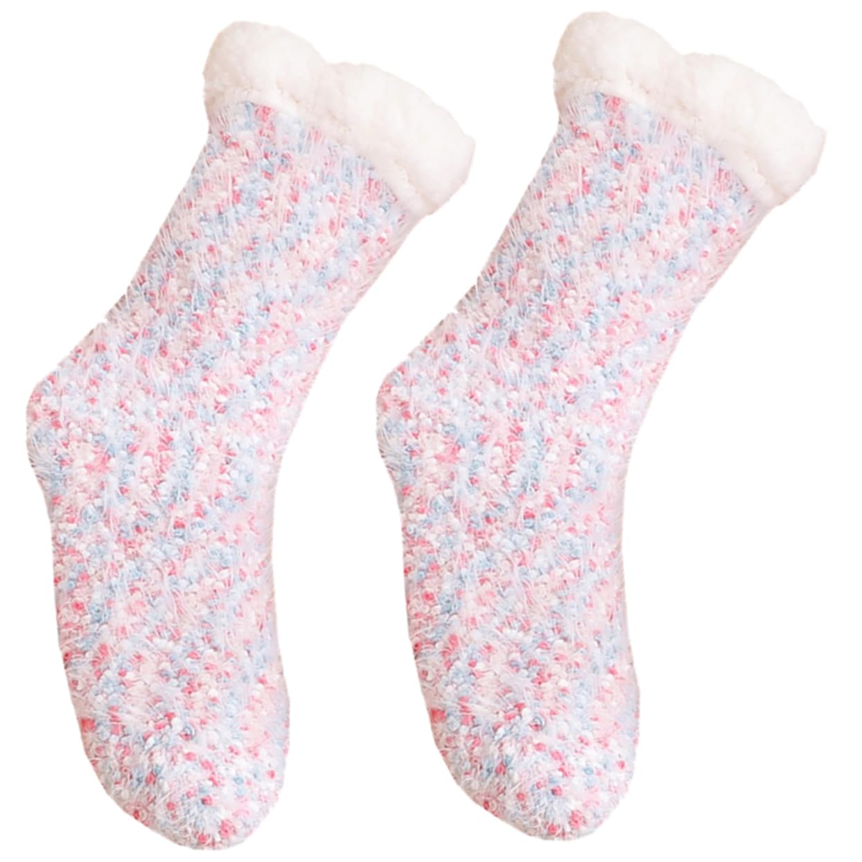 Chaussettes thermiques antidérapantes chaudes de nuit pour lit et sol glissant