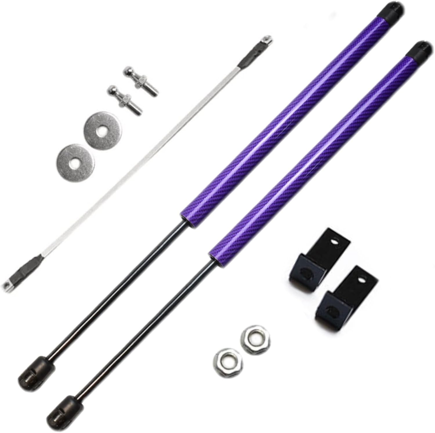 Modify Front Hood Lift Supports for Subaru Outback BT 2020-2025 Struts Damper Gas Spring Shocks Carbon Fiber Prop Rod Car Parts Accessories (Original Black)
