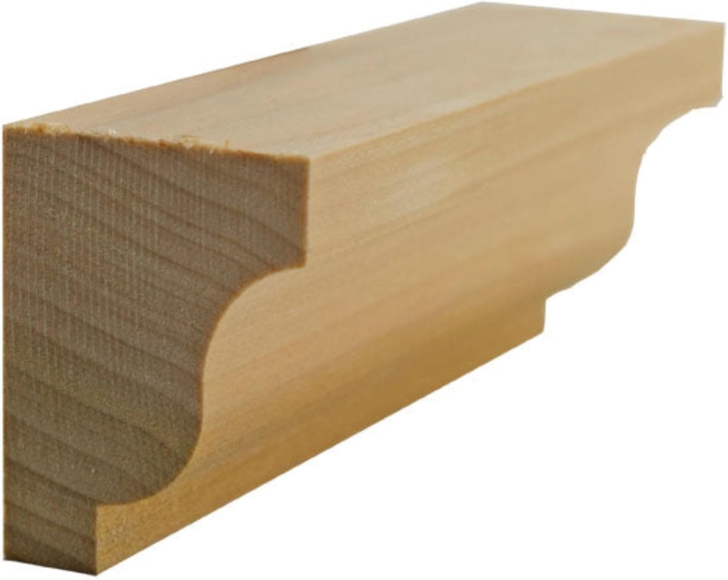 EWSC15 Solid Crown 1-3/4" High x 1-3/8" Deep Moulding. Unfinished, Poplar, 94"