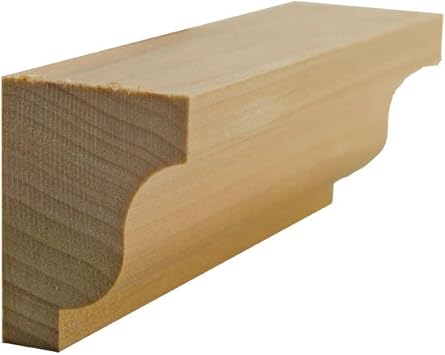 EWSC15 Solid Crown 1-3/4" High x 1-3/8" Deep Moulding. Unfinished, Poplar, 94"