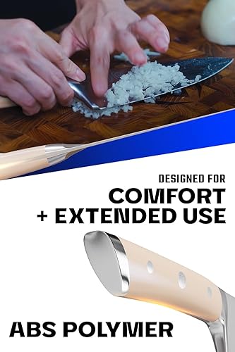 Miniatura 4 de Dalstrong Cuchillo de chef  8 pulgadas  Serie Gladiator  Acero alemán forjado de alto carbono  Cuchillo de cocina afilado  Cuchillos profesionales