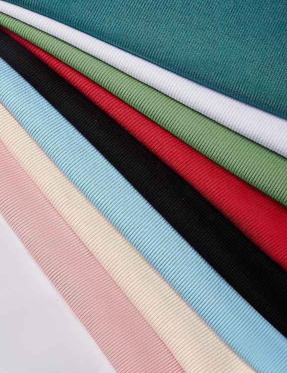 C.O.Z.Y Tank Tops for Women Ribbed Racerback Top Shirts High Neck Tank Casual Slim fit Basic Summer Tops - Image 6