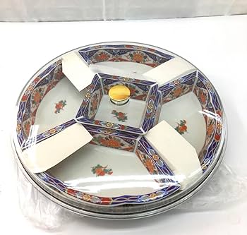 Amazon.co.jp: 有田焼 回転式オードブル皿 大判 お節中華