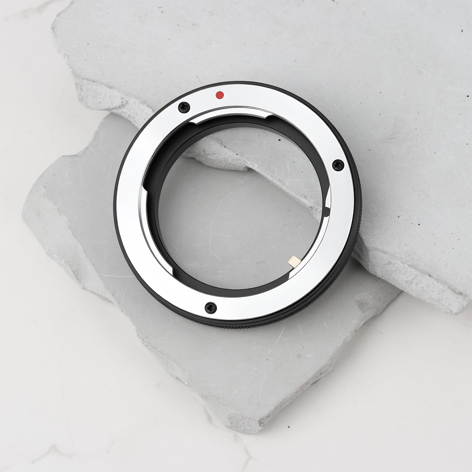 eMagTech Anello Adattatore Per Obiettivo Della Fotocamera OM-4/3 OM - Attacco 4/3" Compatibile Con Olympus