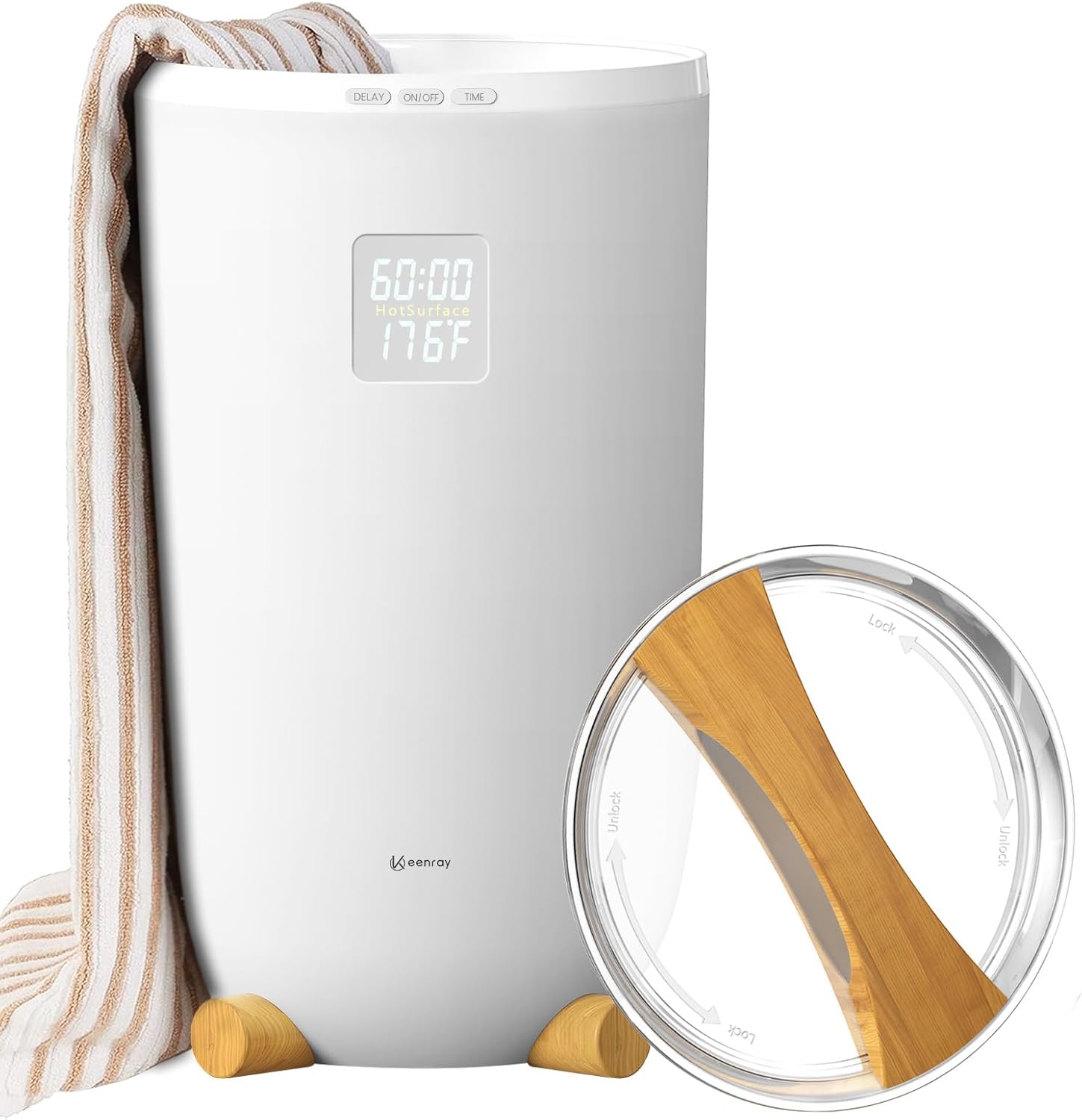 Keenray Towel Warmer for Bathroom, Luxury Towel Warmer