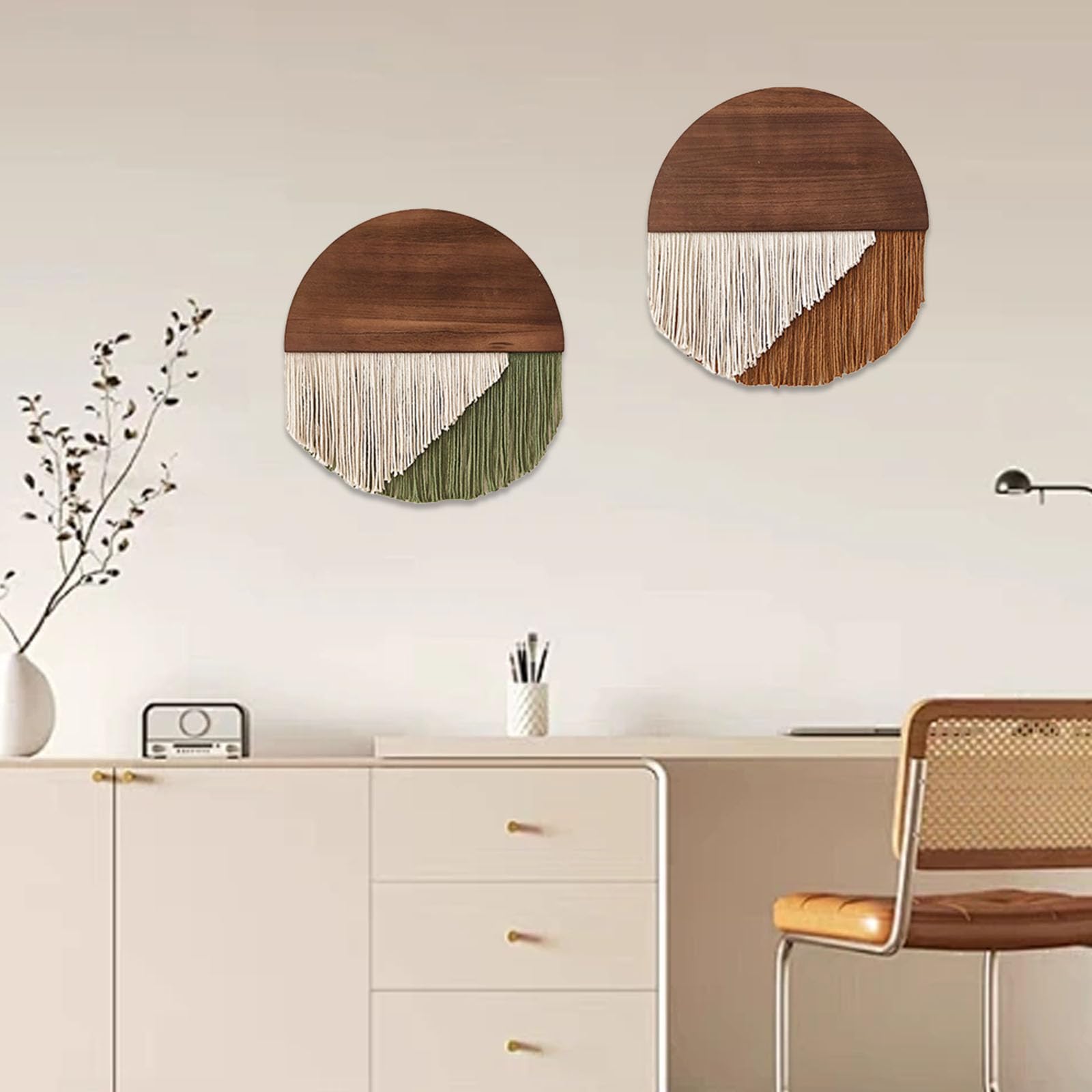 Décoration Murale Tissée à La Main, Macramé à Suspendre - Décoration Murale Colorée Bohème - Cadeau Pour Enfants - Fête D'anniversaire, Chambre D'enfant, Crèche, Salle De Jeux Et Décoration De La