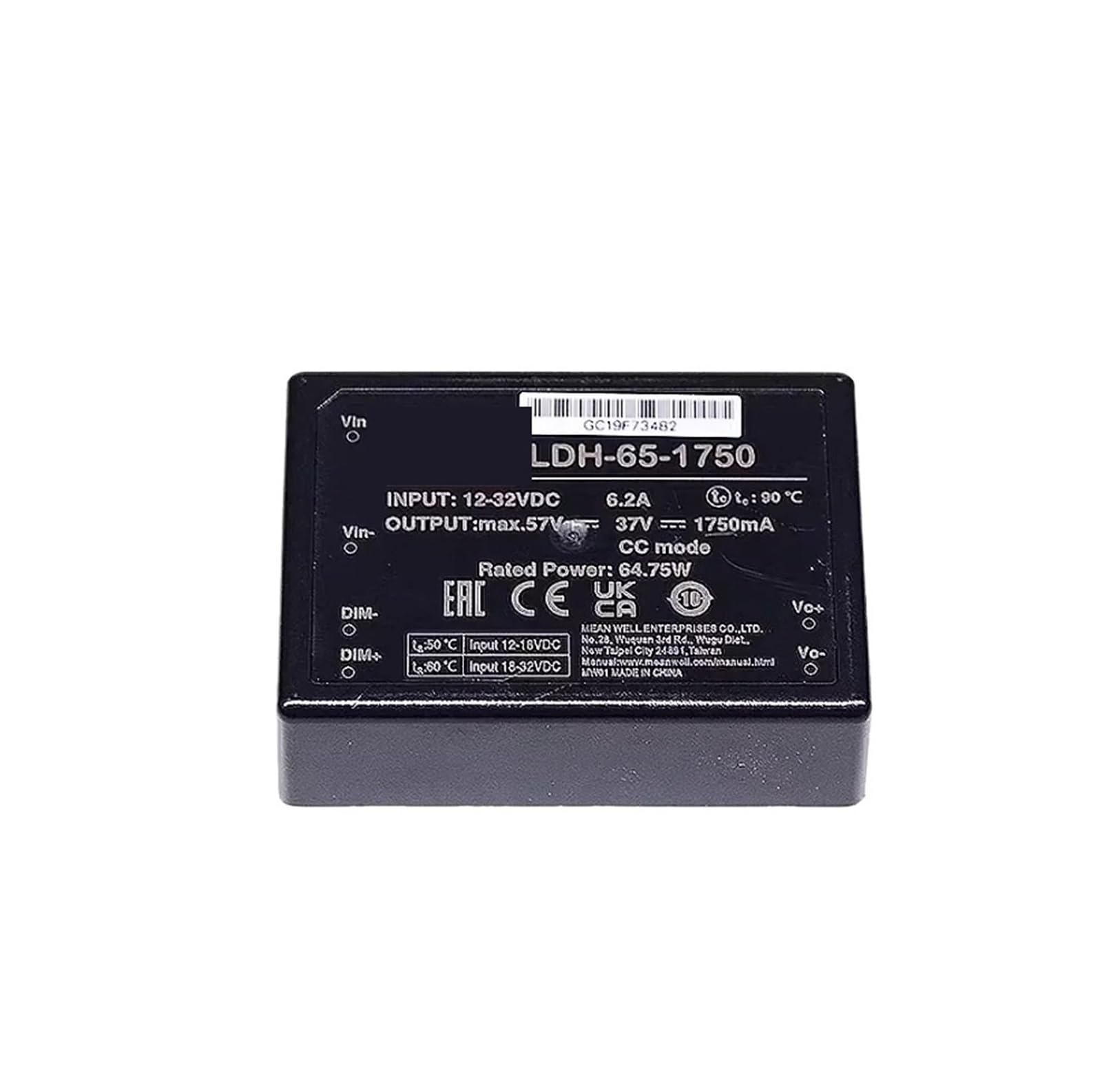 BRODEFUP Pressure type constant current driver LDH-65 LDH-65-700 700mA LDH-65-1050 1050mA LDH-65-1400 1400mA 65W LDH-65-1750(LDH-65-1050)
