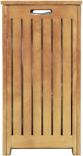 Miniatura 3 de Oceanstar Cesta de lavandería de bambú estilo spa