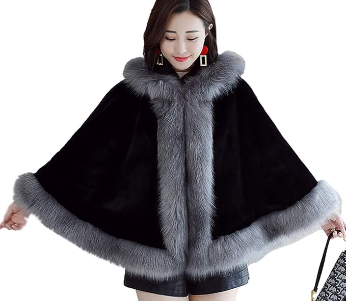 Amazon Keimi ケイミ レディース ポンチョ トップス 春服 ポンチョ コート アウター 体型カバー ゆったり マント ファーコート カシミヤジャケット チェスターコート コート ジャケット 通販