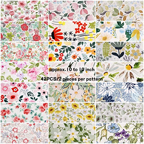 42-10" Precut Fabric Quilt Squares Layer Cake Fabric Bundles For Quilting Printed Floral For Sewing Fabric Squares … #TOP3