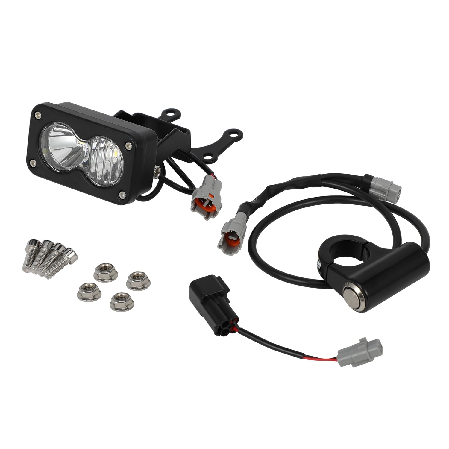Phares de Moto Tout-Terrain pour Surron Light Bee X/S avec Interrupteur Surron, lumière Blanche