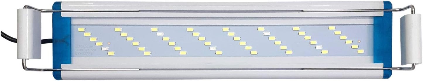 VENUS AQUA Blue & White LED Aquarium Light BR-60 | Energy Efficient LED Lamp for Fish Tank Decor Power: 17W, Light Color: Blue and White
