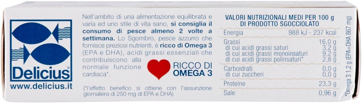 Italian Gourmet Bundle Makrelenfilets in Olivenöl 25x 125g + Italian Gourmet Polpa Gratis – Fischkonserven mit Filetti di Sgombro, Protein-Snack für Salat, Pasta, Antipasti & Vorrat 3,125kg