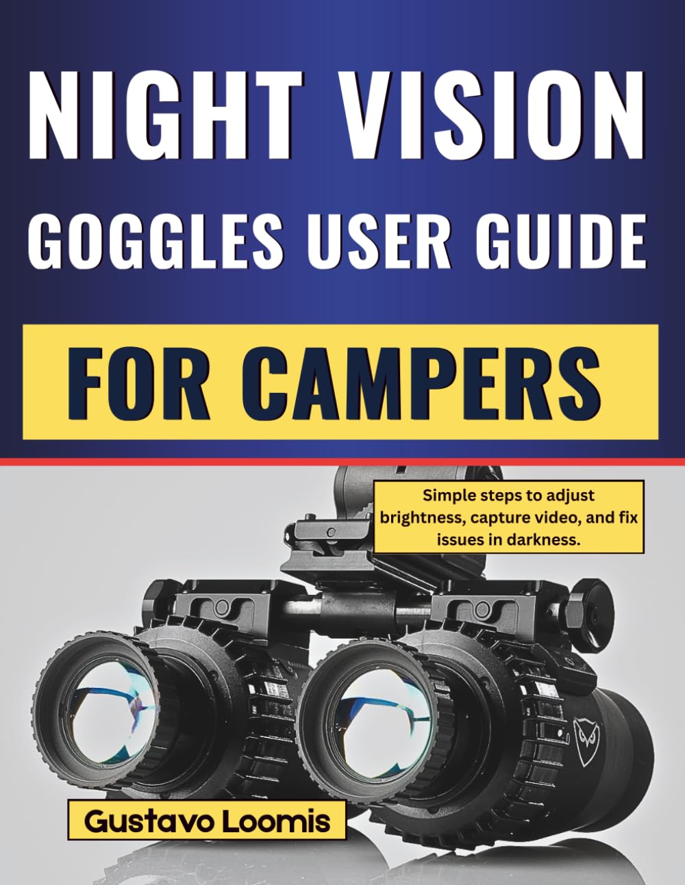 Night Vision Goggles User Guide for Campers: Simple steps to adjust brightness, capture video, and fix issues in darkness.