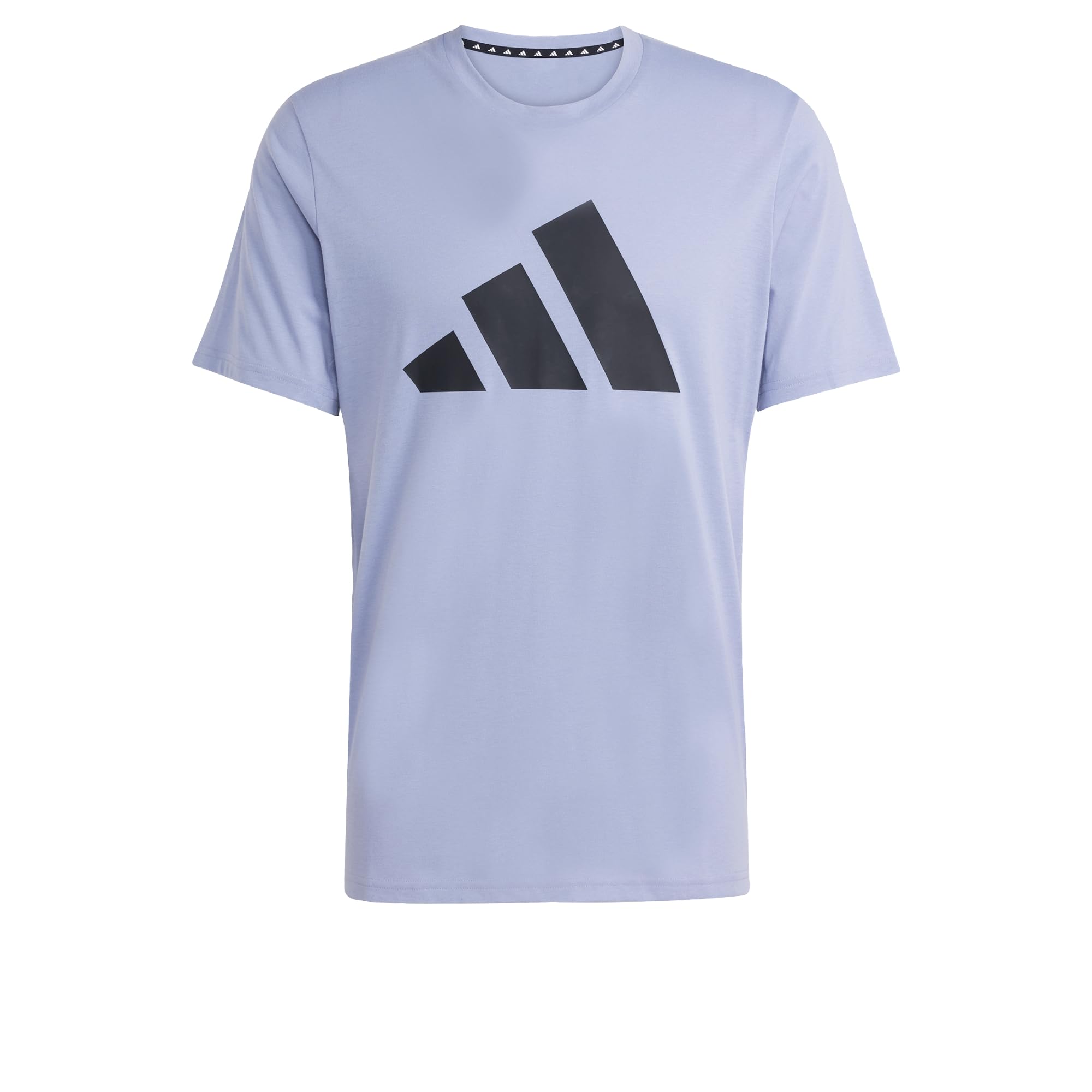 Adidas Hombre Train Essentials Feelready Logo Training tee, Silver Violet/Black, M