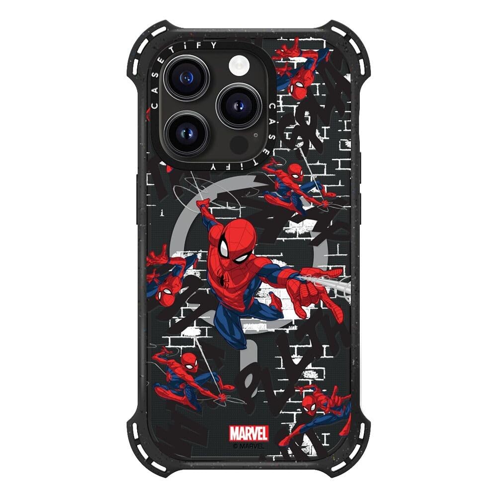 Amazon.com: CASETiFY Bounce iPhone 15 Pro Case [Spider-Man Co-Lab