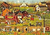 Buffalo Games - Charles Wysocki - Blackbirds Roost at Mill Creek - 500 Piece Jigsaw Puzzle for Adults Challenging Puzzle Perfect for Game Nights - Finished Size is 21.25 x 15.00