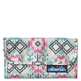 KAVU Mondo Spender Trifold Wallet Clutch Travel Organizer, Island Ikat
