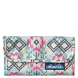 KAVU Mondo Spender Trifold Wallet Clutch Travel Organizer, Island Ikat