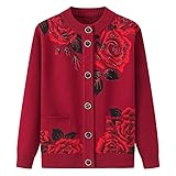 Matière premium : Confectionné en polyester de qualité supérieure, ce cardigan en tricot pour femme offre une chaleur douillette et une sensation de légèreté et de douceur. Doux pour les peaux sensibles, il est idéal pour l'automne et l'hiver, porté seul ou superposé. Un cadeau attentionné parmi les cardigans pour femme, parfait comme l'un des pulls cardigans les plus douillets pour vos aînés chéris.