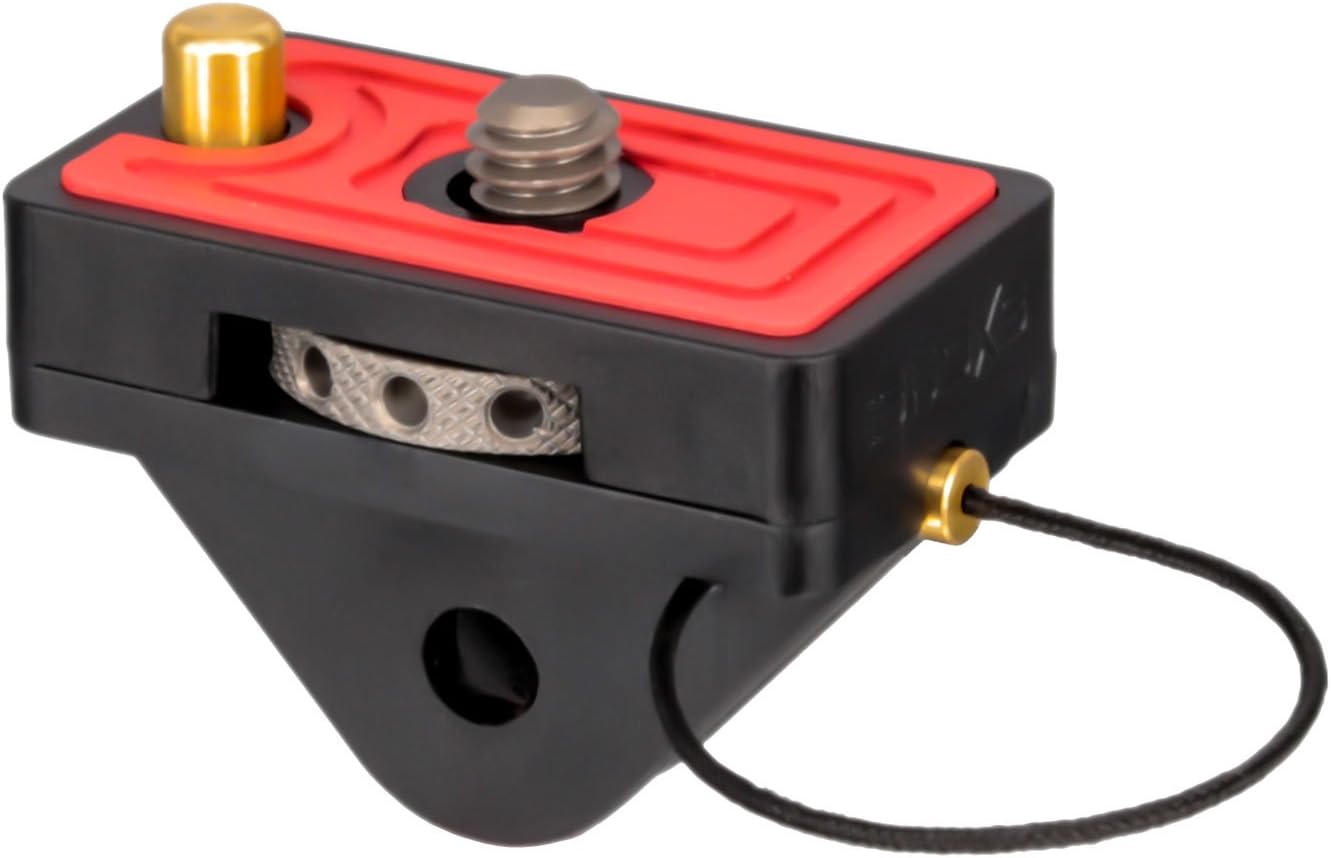 Videopin Tripod-2-ProFork Adapter - Suitable for All Devices Like Sony, Panasonic, Rollei and Others with 1/4" Thread Connections and Hole for videopin