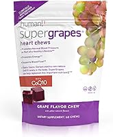 Vista 10 de humanN SuperBeets Heart Chews Advanced - 100mg de CoQ10 Plus Extracto de Remolacha y Extracto de Semilla de Uva, 60