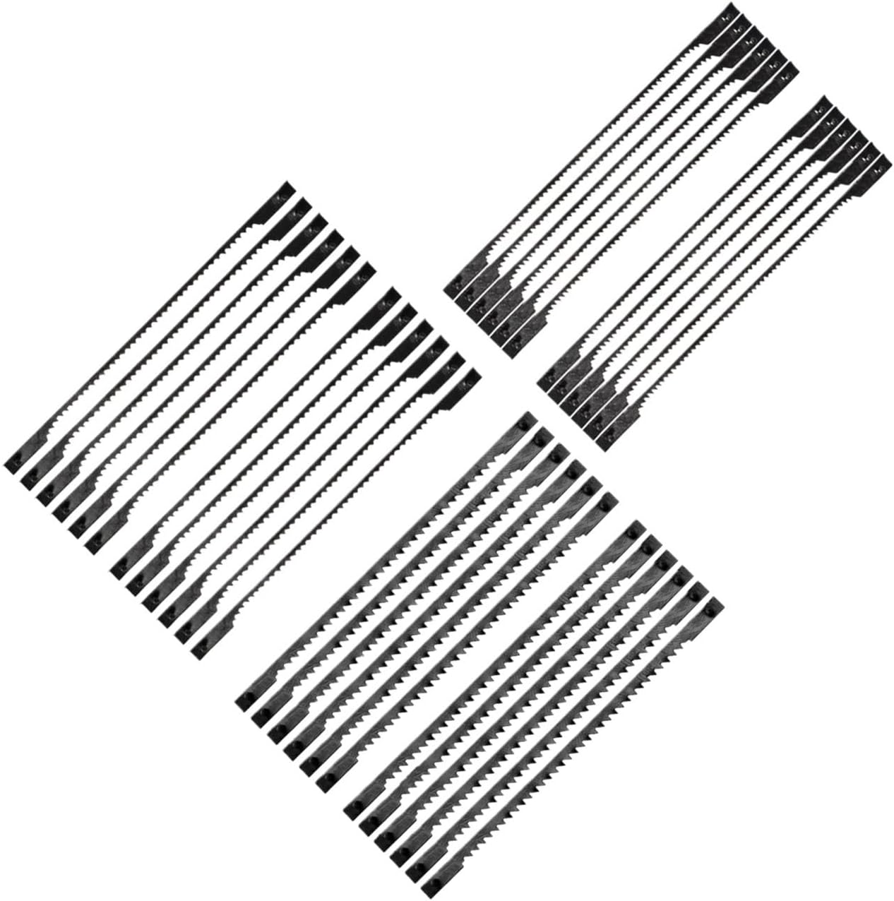 3-Inch 76mm Scroll Blade Pin End 36 Pack (15TPI-18TPI-24 TPI) For Jig Saws
