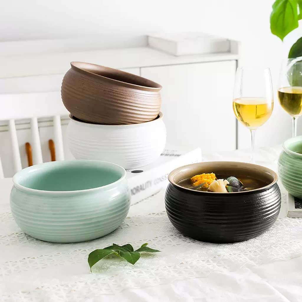 Miska Do Mieszania Sałatek Nordic Creative Duża Miska Na Makaron Domowa Ceramiczna Miska Do Sałatek Restauracja Miska Na Desery Miska Na Owoce Miska Na Zupę Naczynia Mis，A2pc