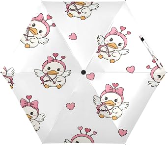 Marine Life Colorful Crabs Umbrellas for Rain Windproof Small Folding Compact Mini Travel Umbrella for Purse Lightweight Portable Pocket for Women