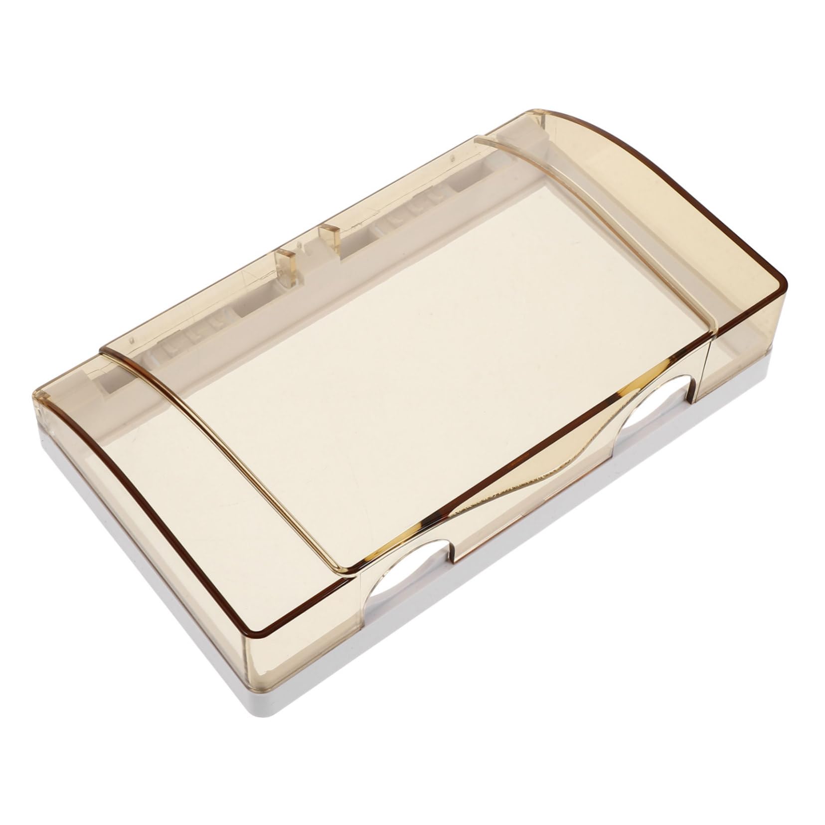 IWOWHERO Anti-shock Protective Cover Transparent Switch Button Covers Fires Alarms Cover Toilet Push Button Lid Electric Covers for Outlets Light Switch Guard Plug Protector Golden Plastic