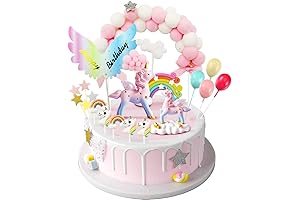 Birthday Bash with Magical Unicorn Toppers