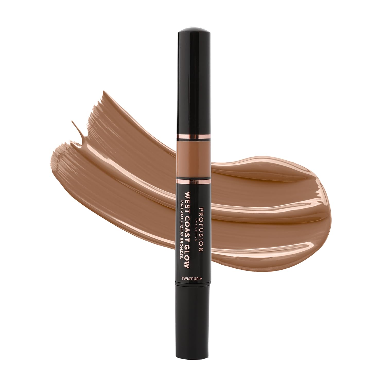 Profusion Cosmetics - West Coast Glow Radiant Liquid Bronzer - Experience Radiant Sun-Kissed Beauty with Vitamin-Infused Liquid Formula - La Jolla