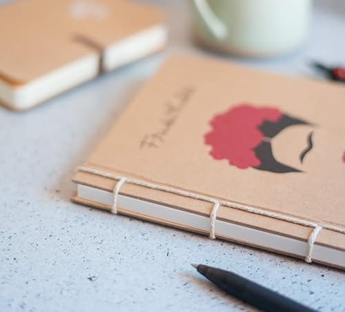 Miniatura 7 de Grupo Erik Cuaderno Kraft Frida Kahlo Oficial Cuadernos de tapa dura Cuaderno A5 Cuadernos lindos 180 páginas punteadas