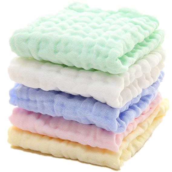 MUKIN Baby Washcloth and Baby Bath Towels