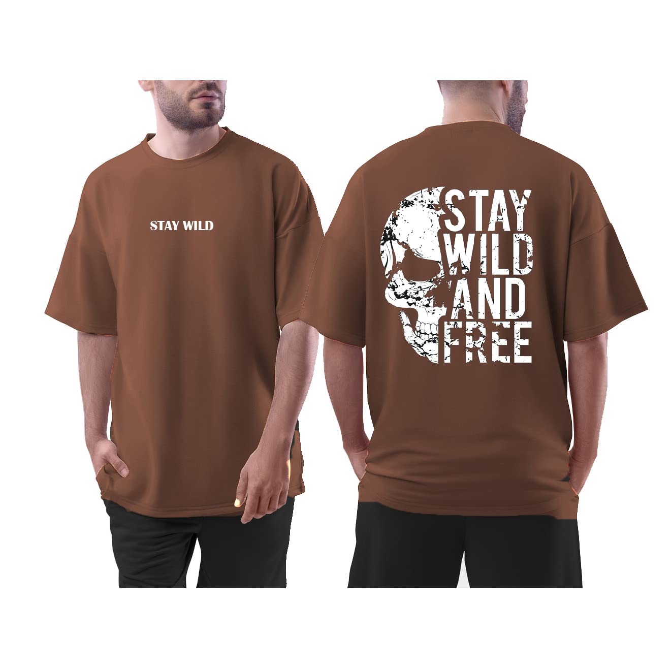 The Modern SoulPrinted Oversized Tshirts for Men | Baggy Tshirt for Man