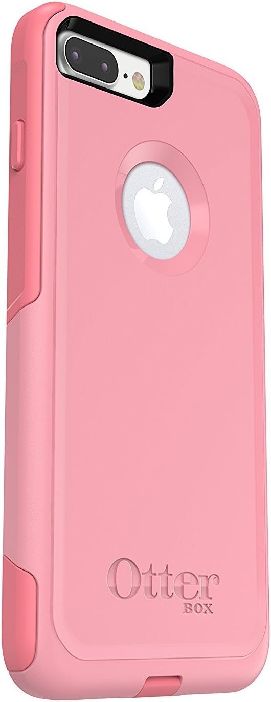 OTTERBOX Commuter Series Case for iPhone 8 Plus & iPhone 7 Plus (ONLY) - Retail Packaging - Rosmarine Way (Rosmarine/Pipeline Pink)