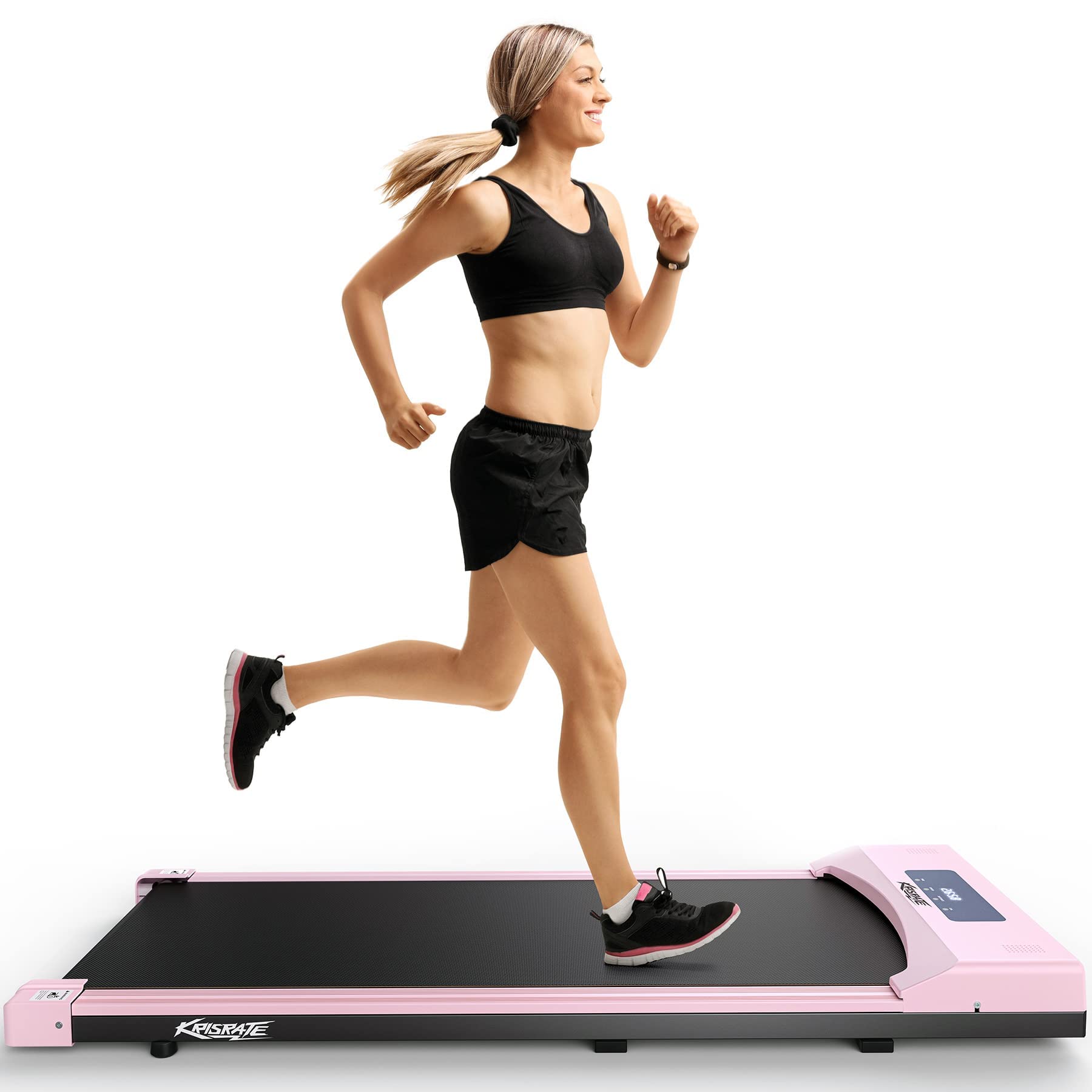 KRISRATE Walking Pad Treadmill Under Desk, Electric Under Desk